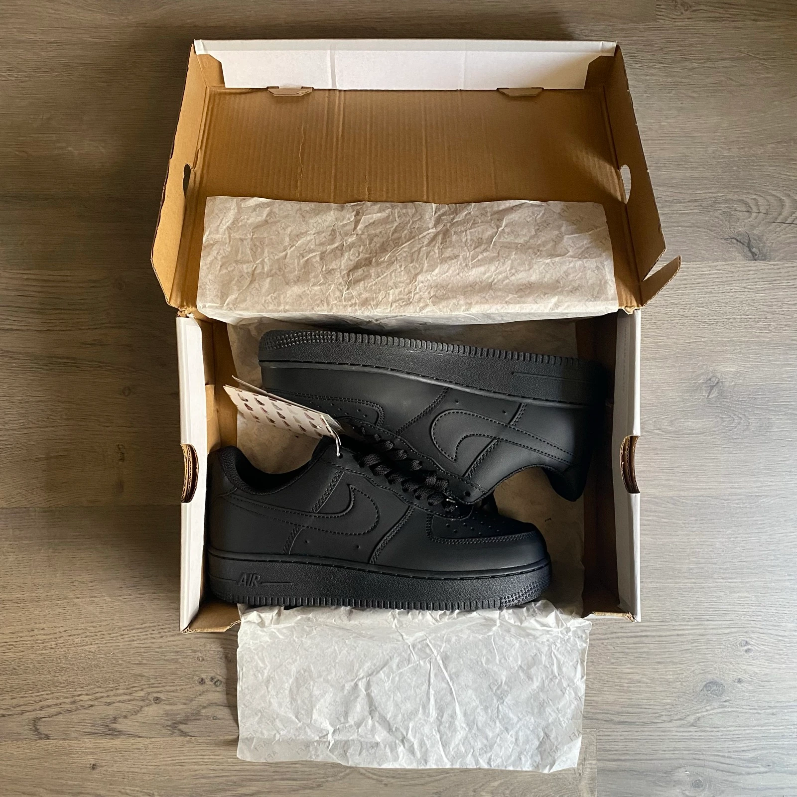 Nike Air Force 1 Triple Black Negras | Talla 40 | Nuevas | Con Caja – photo 2